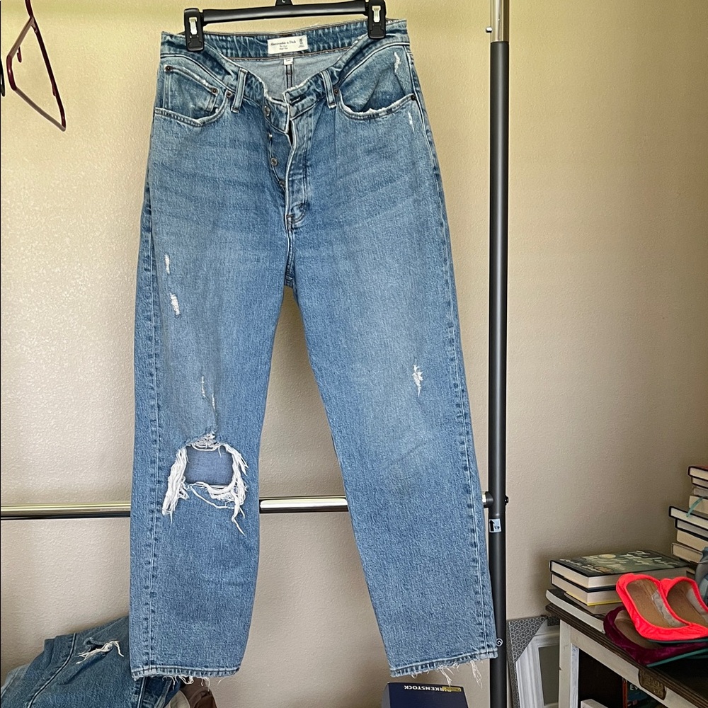 Abercrombie & Fitch High Rise Blue Jeans